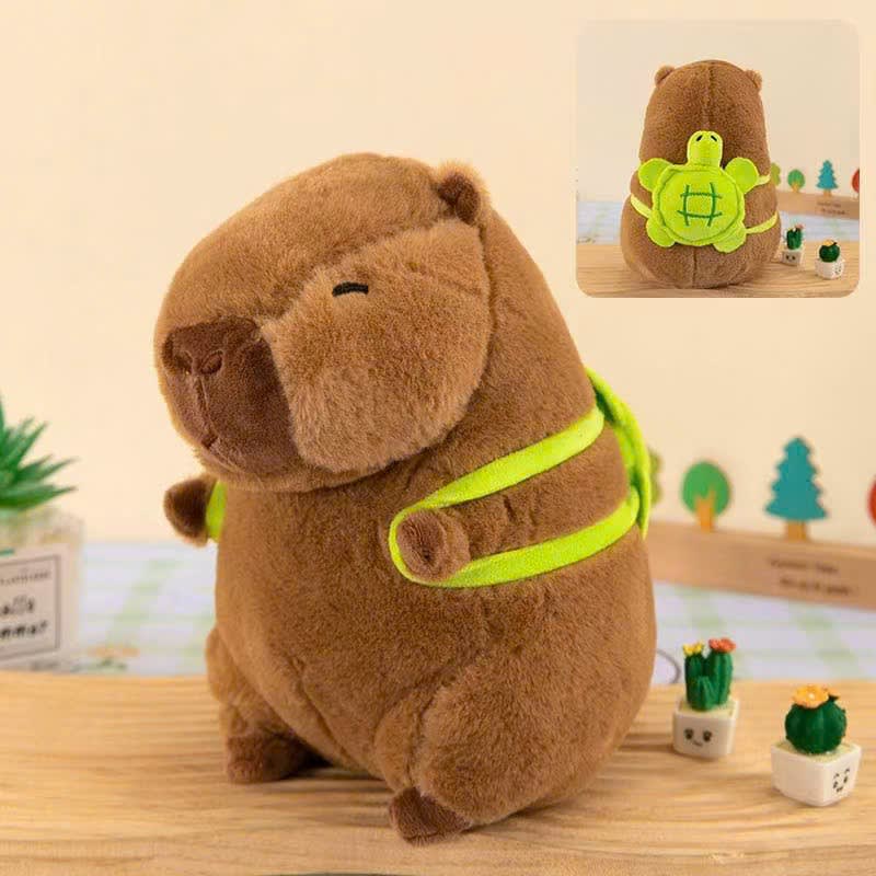 Capybara Đeo Balo Rùa