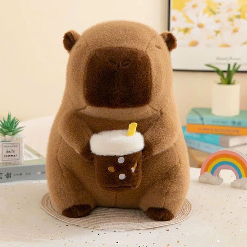 Capybara Uống Trà Sữa